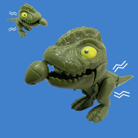 귀여운 상어 공룡 줄을 타고 움직이는 장난감 키링