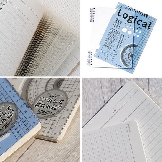 나카바야시 스케일커버 B5 80매 로지컬 스프링노트