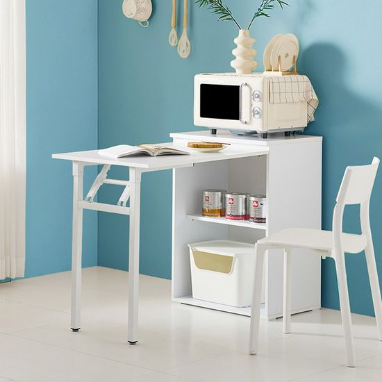 밥솥 렌지대 겸용 접이식 식탁 WB610