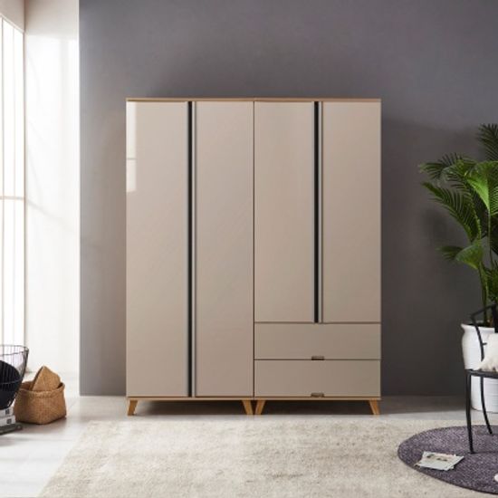 바움 모던 2서랍 옷장 세트 1600 (착불)
