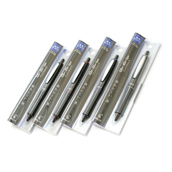 파이롯트 0.7mm 저점도 유성볼펜-닥터그립 풀블랙 80F