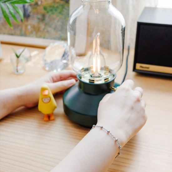 써지컬스틸 미니베어 볼 체인 팔찌 발찌