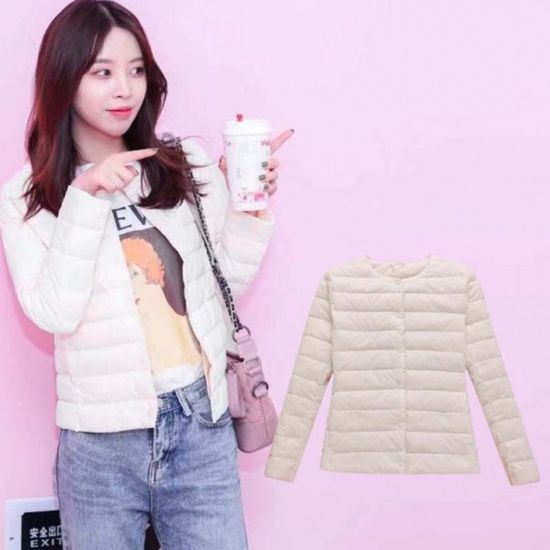 여성점퍼 아우터 가벼운 여자 오리털 다운점퍼 경량패