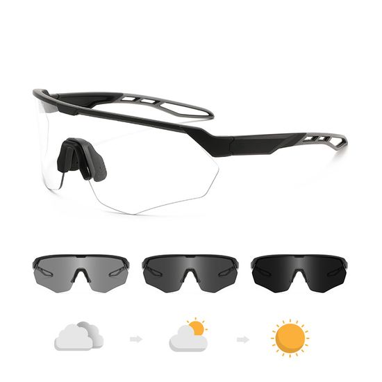 LUXEYE 변색 선글라스 스포츠 고글 썬글라스 1044-1