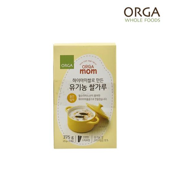 [올가] ORGA 유기농 쌀가루 중간입자 (25g x 15개입)