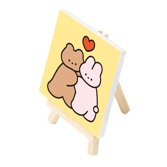 아트박스 허그곰토끼 DIY 페인팅 캔버스