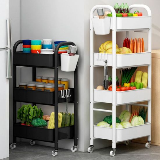 정리함 슬림 이동식트롤리 선반 틈새선반 L518-O