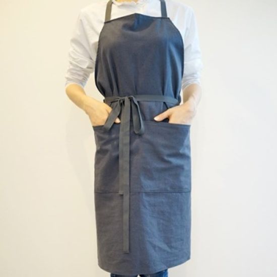 린넨차콜 앞치마