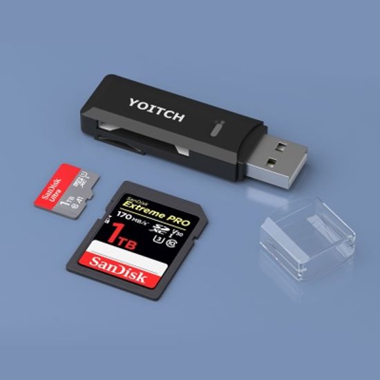 USB 2.0 블랙박스 SD 멀티 카드 리더기 YG-CR200 