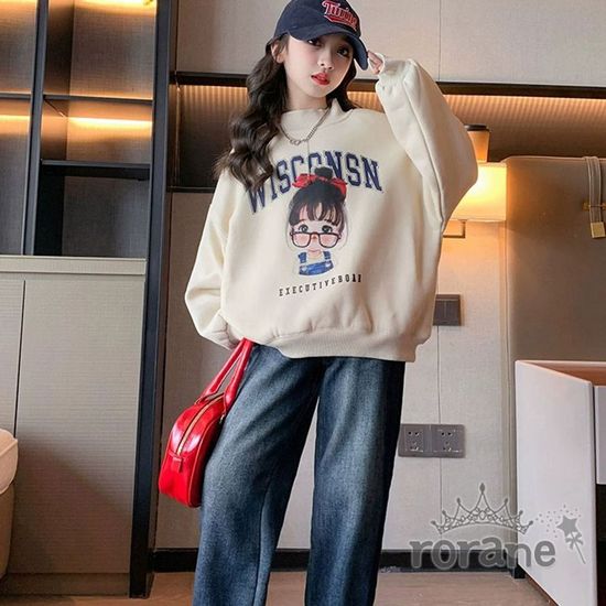 기모 주니어 여아 겨울 티셔츠(WD57470)