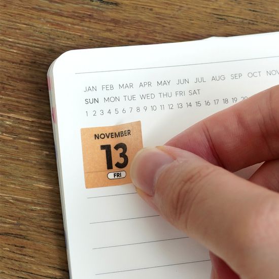 2026년 달력 스티커 세트 월력 일력 스티커팩