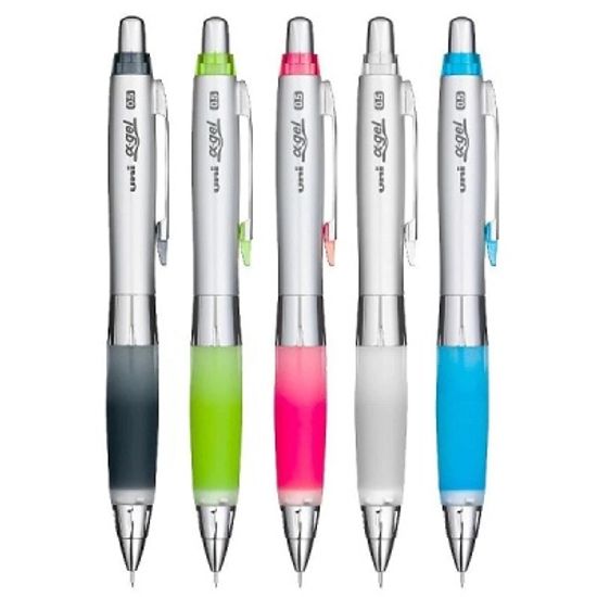 유니 흔들면 심이 나오는 0.5mm 알파겔 샤프 M5-617G