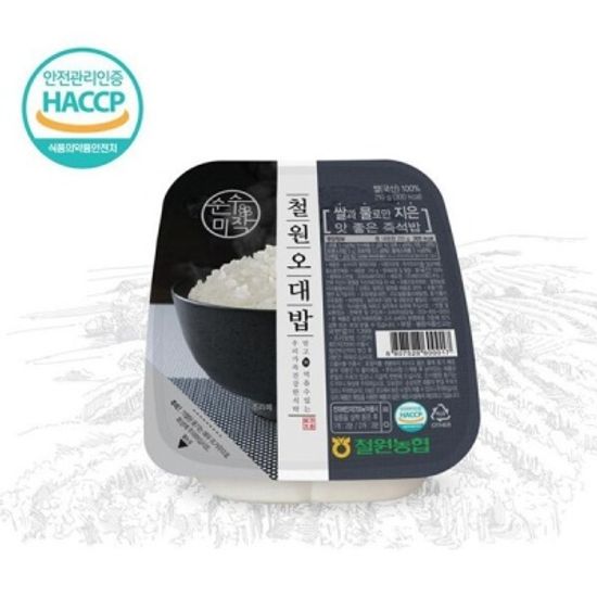 철원오대쌀 프리미엄 백미 즉석밥 210g X 5개