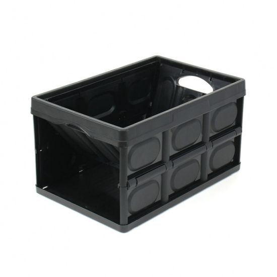 56L 캠핑 우드상판 폴딩박스 블랙(+방수백 증정)