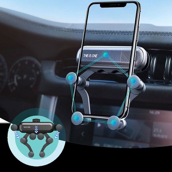 차량용 송풍구 스마트폰 자율 거치대(WDE27F6)