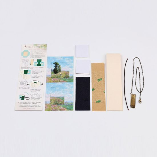북키스 DIY 미니북책갈피 클로드 모네 책갈피 키트