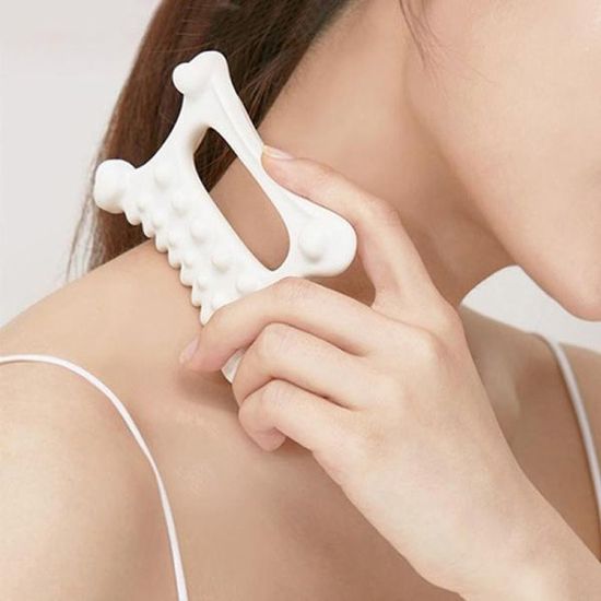 괄사 마사지 림프순환 얼굴 세라믹 마사지기 S132