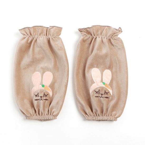 벨벳 바니 팔토시(브라운) 작업 미술 화방팔토시