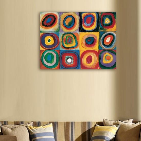 칸딘스키 - 동심원 (색채연구), 갤러리랩 캔버스액자