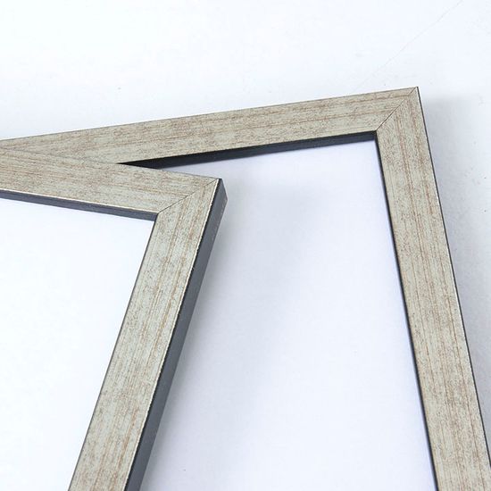 A4 A3 A1 정사각형 포스터 원목 우드 액자 - 엔틱실버