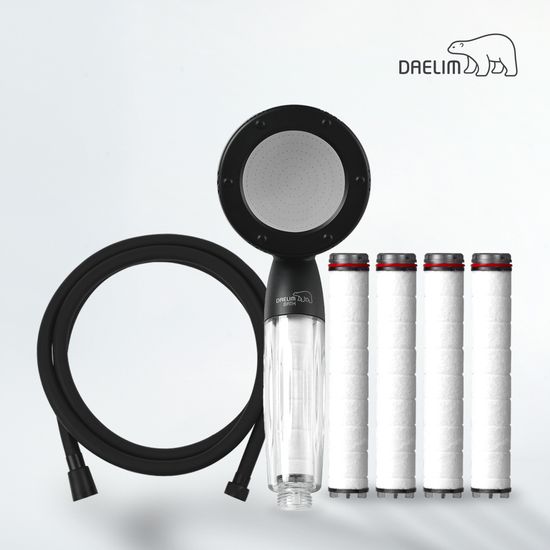 대림바스 버블 미스트 필터 샤워기 블랙 완벽세트