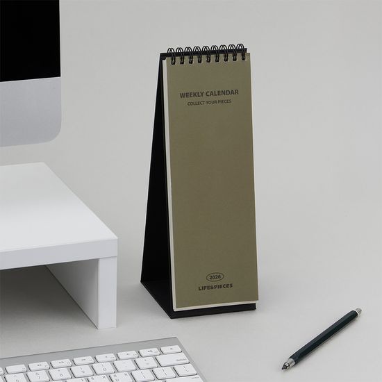 2026 라이프앤피시스 메모 위클리 탁상 달력 (세로형)