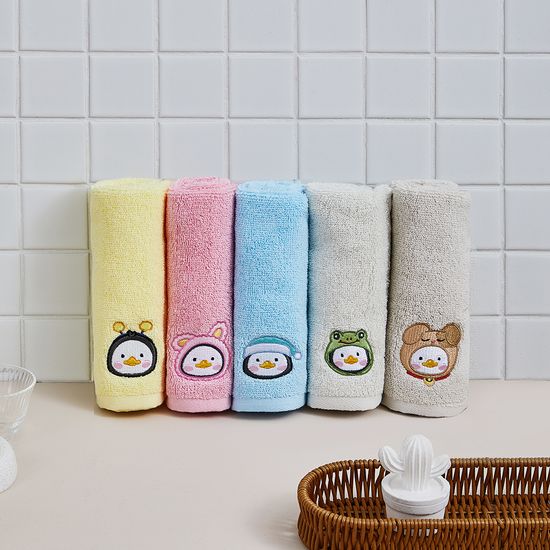 펭수 고리형 순면 핸드타월 5장 세트 BPHT05