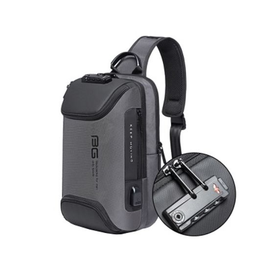 [DICUBO]스마트락 USB 충전 메쉬 슬링백 DBCG 8193