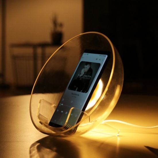 LED 무드등 수유등 취침등 거치대 글로시디쉬