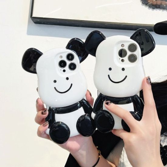아이폰 14 PRO MAX 귀여운 동물 캐릭터 실리콘 케이스