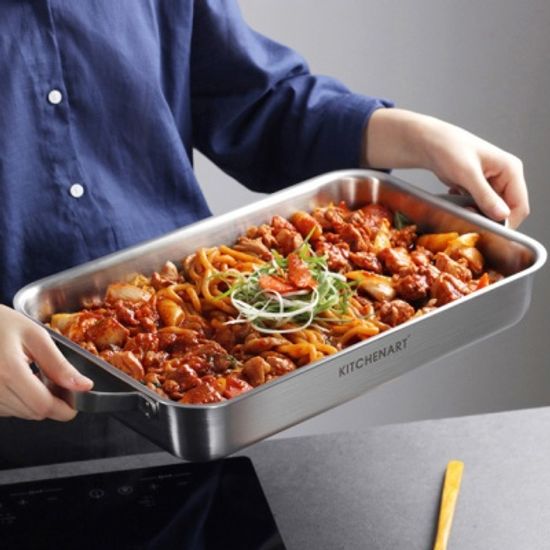 캠핑용 사각 냄비 어묵 샤브샤브 인덕션 전골 팬 오뎅