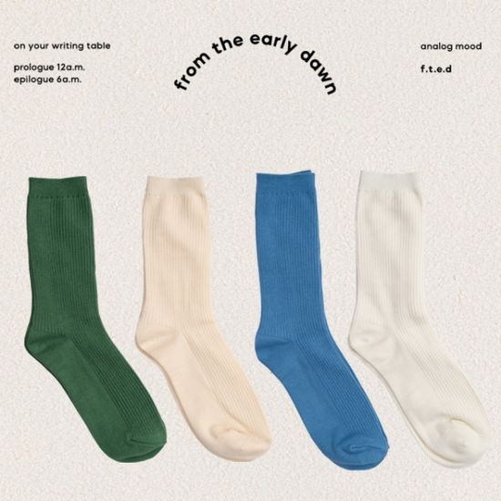 [프롬디얼리던] 플레인 삭스 ver.1_ 4color