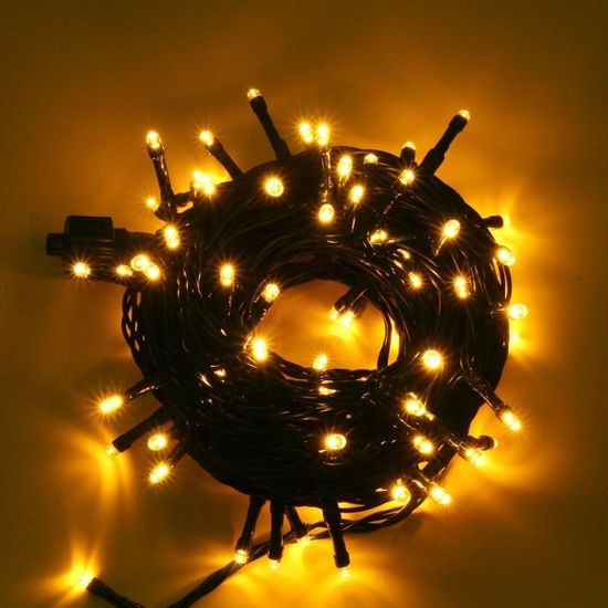 은하수 100구 녹색선 LED 지니전구 점멸 10M (3color)