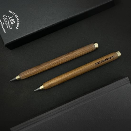 [무료각인] LOG IP-605 월넛 무한연필 (NEW)