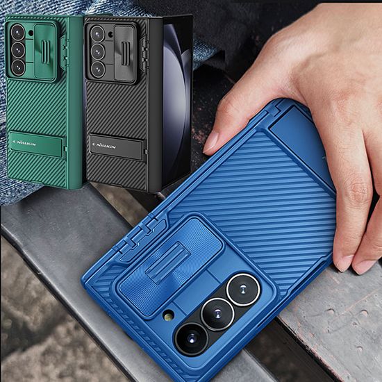 갤럭시 z폴드6 닐킨 카메라보호 스탠드 하드케이스