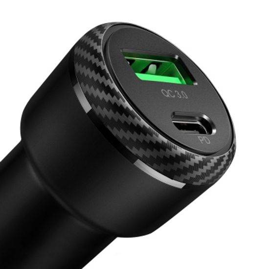듀얼 PD+QC3.0 차량용 고속충전기