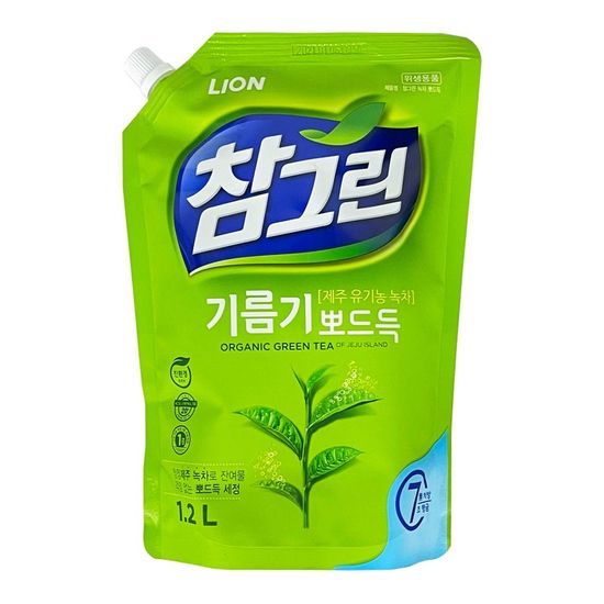 참그린 녹차 뽀드득 리필 1.2L 주방세제 - O(WB1DE52)