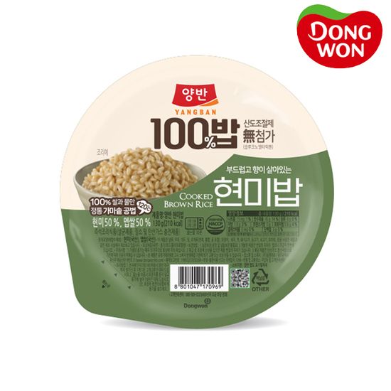 [동원][골라담기]  양반100밥 즉석밥 130g 24개 7종