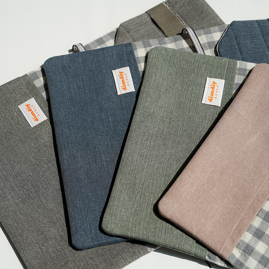 폭닥폭닥 이니셜 자수 [남다른 북커버] 클래식 4종