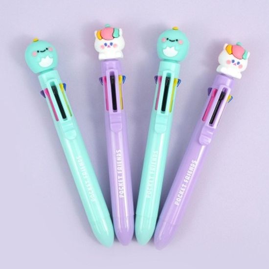 핑크풋 쪼꼬미친구들피규어8색볼펜ver3