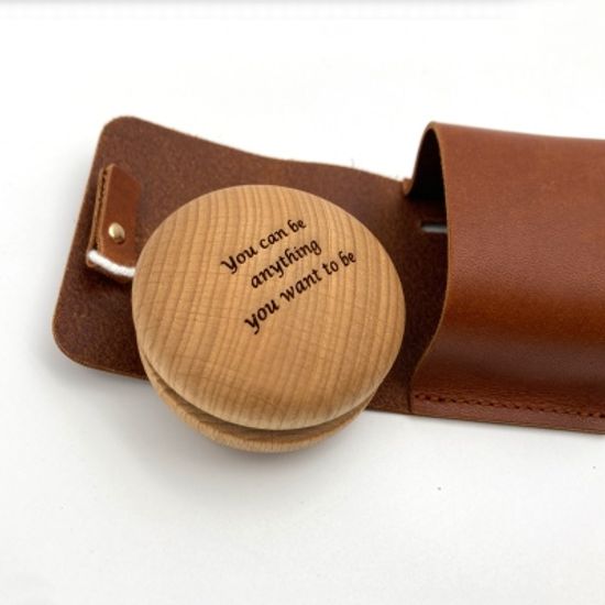 LOG Yoyo+Leather Case (우드요요+가죽케이스)