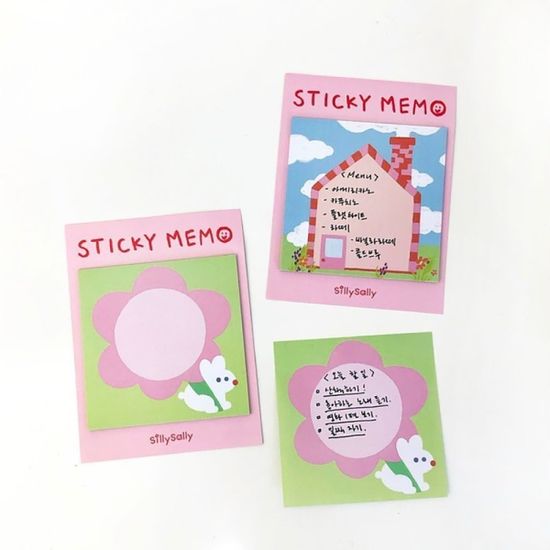 sillysally sticky memo