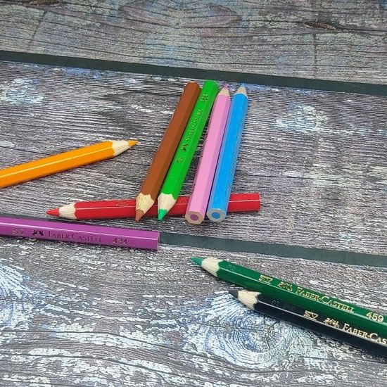 파버카스텔 미니 지관 12색 수채색연필 114412 1개