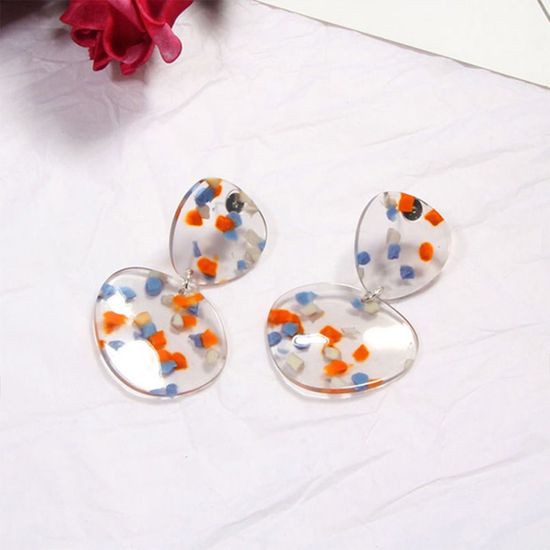 투명레진 랜덤마블 귀걸이(WC887DB)