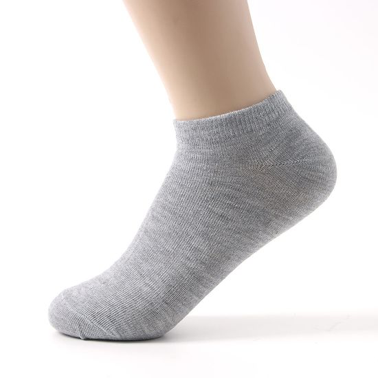 [아일렌] 스탠다드 남성 발목 양말 5켤레(그레이)