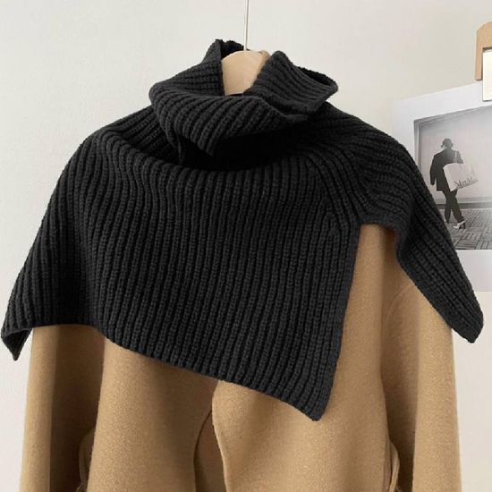 니트 목폴라 어깨 숄 넥워머 LM-0495