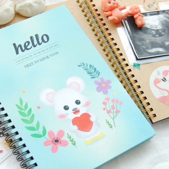 행복한 쥐 임신초음파앨범/태교앨범