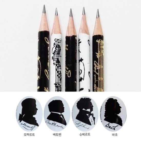 학생 선생님 선물 클래식 음악 보면대 자석 연필