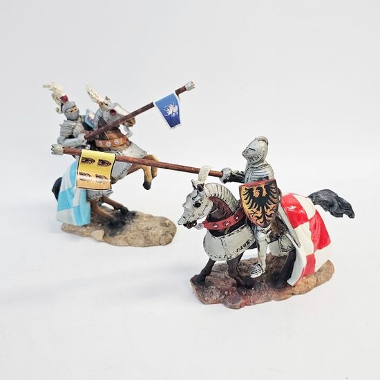 유럽 중세 말탄 기사 세트