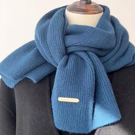 골드라벨 니트 머플러 목도리 단색 무지 여성 여자 겨